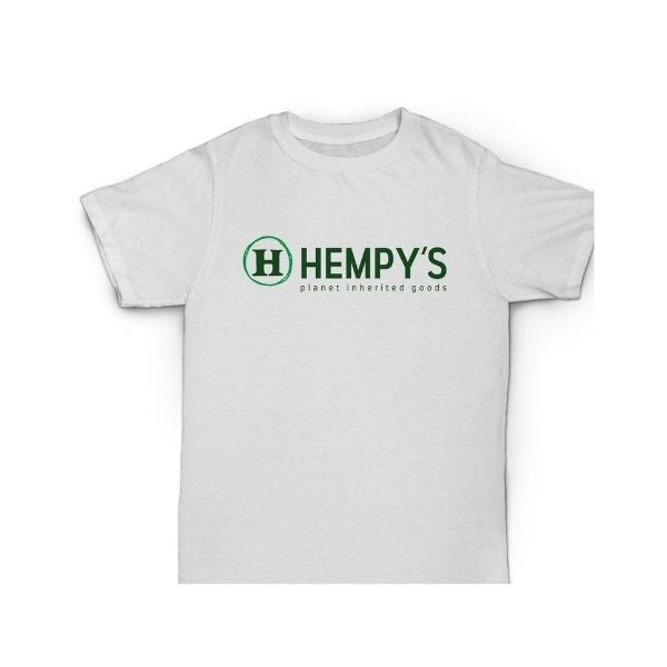 Hemp T Shirt Hempy's Planet Inherited Goods White