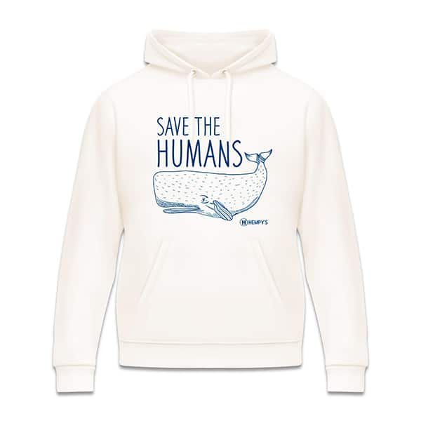 Hemp Hoodie Save The Humans