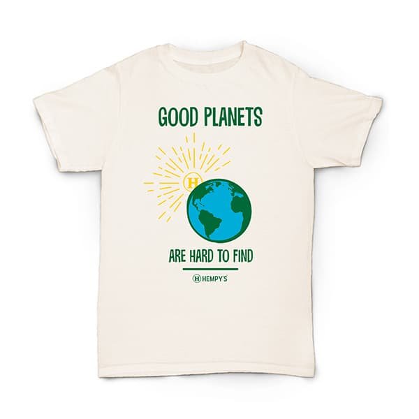 Hemp T Shirt HEMPY'S Good Planets
