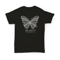 Hemp T Shirt Totem Series Butterfly Black