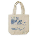 Hemp Tote Bag Save The Humans